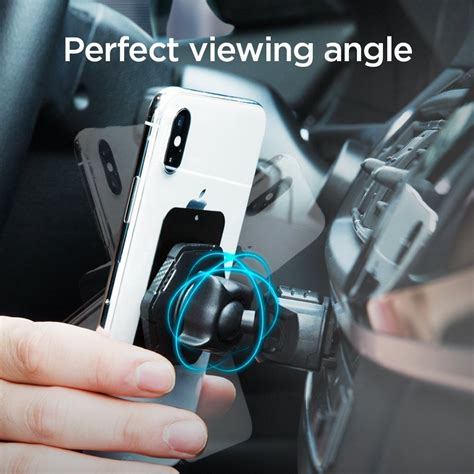 Spigen QS24 CD Slot Kuel Magnetic Car Mount Holder Black.